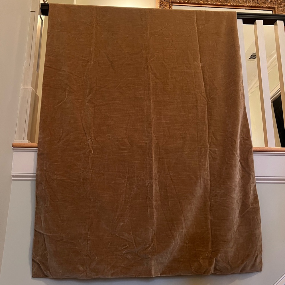 Restoration Hardware Vintage Velvet Curtain Panels 50 X 96